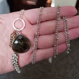 J.Jill Labradorite and Silver necklace